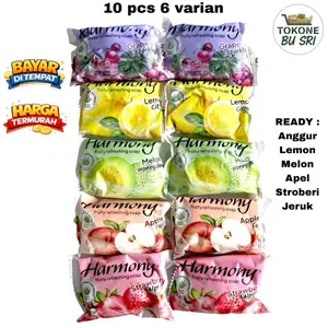 Sabun Harmony 10 Pcs Mix Varian (6 varian) Harga Termurah Bisa Cod
