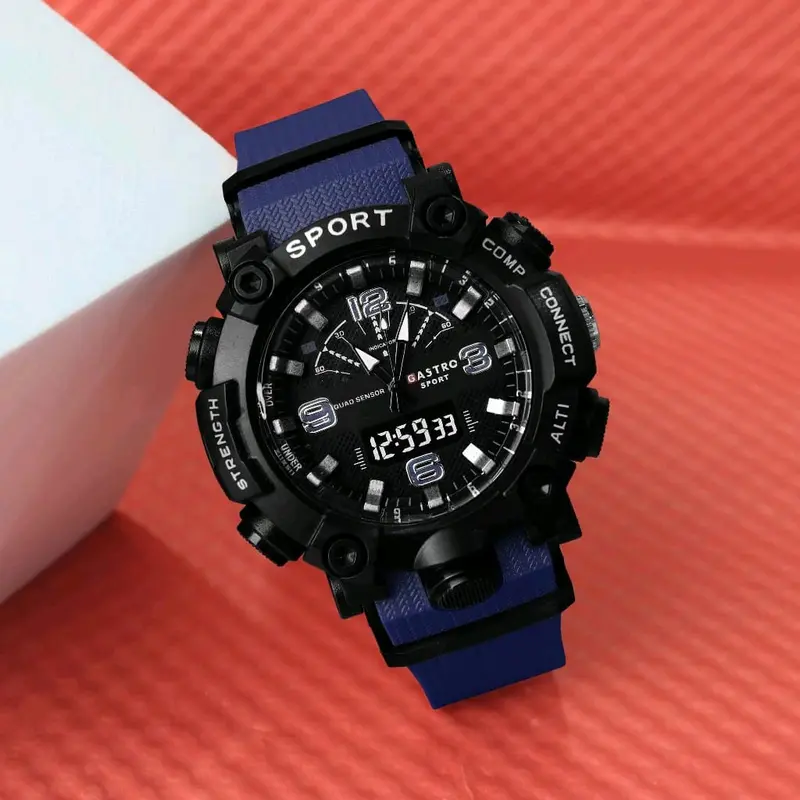 Jam Tangan Anak Pria dan Wanita Gastro Sport Original Analog Strap Rubber Fashion Terkini Free Box Dan Battre Cadangan COD 5