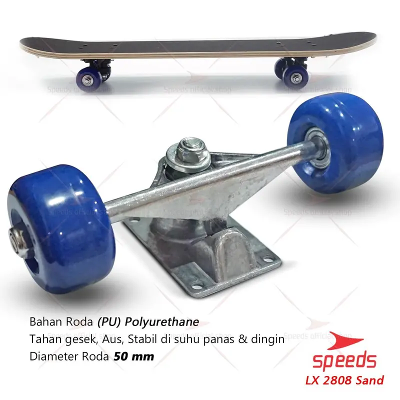 Papan Skateboard  Sand Dewasa Remaja Olahraga Skate Board Roda Outdoor Lapisan Pasir Papan Fullset 0028-2808 4