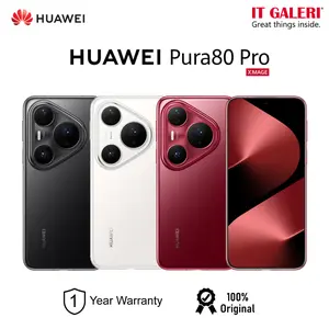 HUAWEI Pura 80 Pro Smartphone | 1-inch Sensor | Macro Telephoto | Kunlun Glass | 100W | Smart AI Ponsel