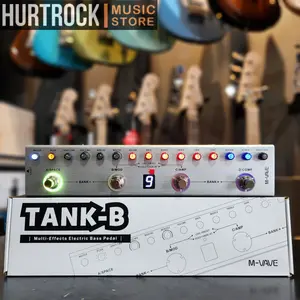 M-VAVE MVAVE TANK-B TANK B Efek Bass Multi Effects strips Soundcard Interface Pedal - Tank B