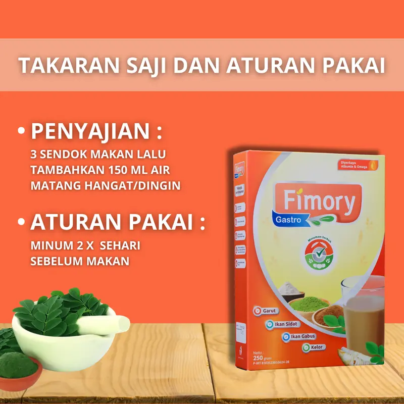 Fimory Gastro Best Seller Paket 1 Box - Cereal / Sereal Umbi Garut | Bisa COD Sudah BPOM dan Halal MUI 2