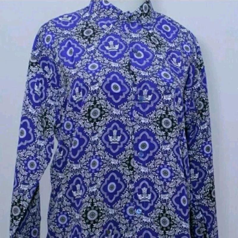 BATIK SMP NEGERI-BATIK SMP NASIONAL-BATIK SMP MOTIF HARAPAN BIRU 0