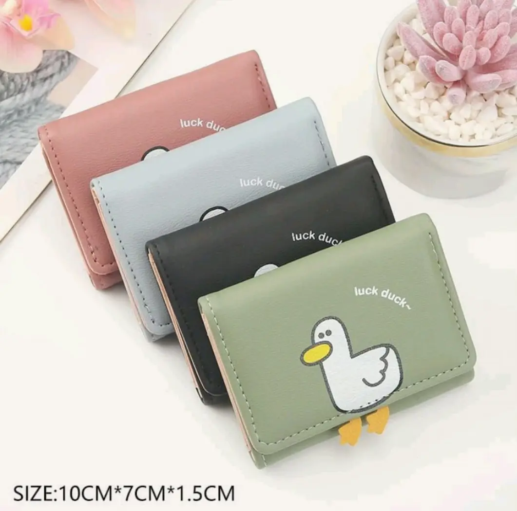 DW-16 Dompet lipat Wanita Mini Luck Duck