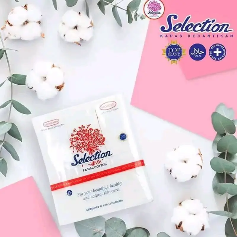 Kapas Selection Facial Cotton 35gr Kapas pembersih wajah