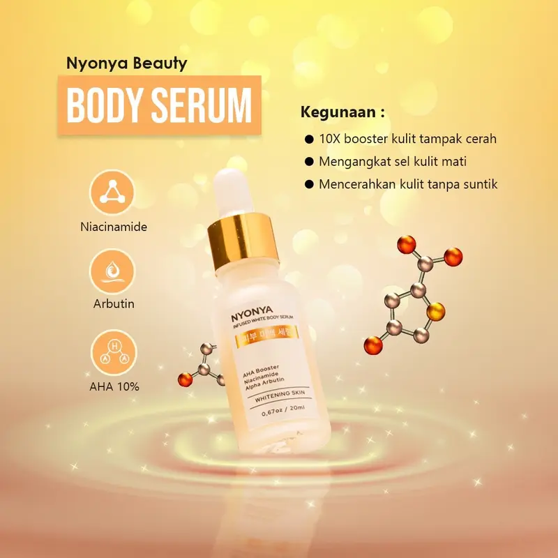 NyonyaBeauty / INFUSED WHITE SERUM / SERUM PEMUTIH KULIT / AHA SERUM 1