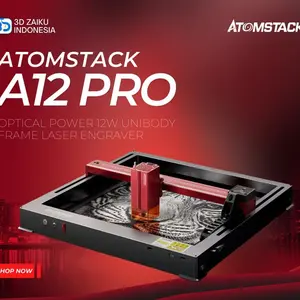 Original Atomstack A12 Pro Unibody Laser Engrave Machine Full Terakit
