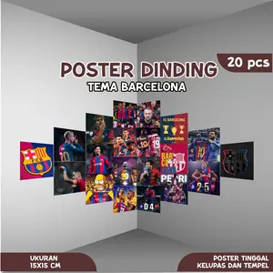 Poster Dinding Sticker Barcelona 2025 - Koleksi Terbaru 2025