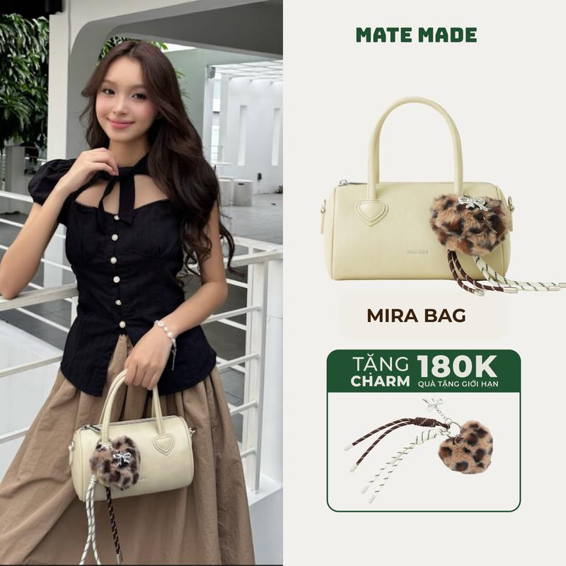DEAL ĐỘC QUYỀN TIKTOK Túi Xách Nữ Mira MATE MADE - Đeo Vai Dáng Chữ Nhật Dài - Da PU Cao Cấp Hot Trend Mới Nhất 2025