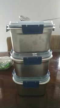 Product Review of “COD”(Lunch box)3pcs-nampan sus Kedap Udara, Tahan Suhu Tinggi, Cocok untuk Kulkas dan Aktivitas Luar Ruangan/ES Kotak Makanan Stainless Steel Food Grade Dengan Penutup Kedap Kotak Penyimpanan Makanan Stainless Steel Tebal dengan Tutup/live from W**n I**a 0