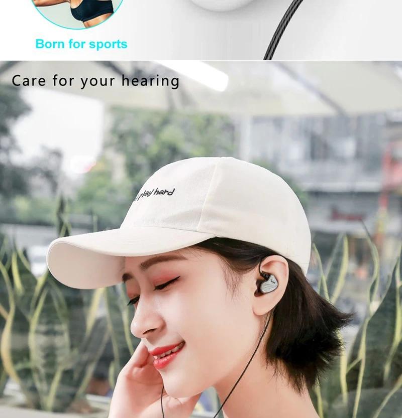 S2000 olahraga headset kabel gantung earphone HiFi Heavy Bass headphone tipe-c / 3.5mm antarmuka kabel Earbuds