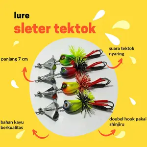 umpan toman sleter tektok
