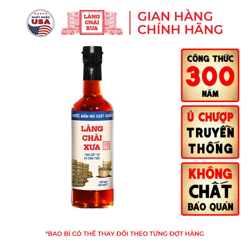 Nước Mắm Nhỉ Làng Chài Xưa Xuất Khẩu Nhãn Xanh Chai Thủy Tinh 500ml Vị Dịu Nhẹ…