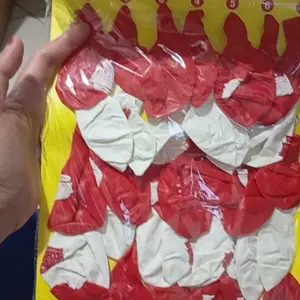 Lembaran Balon Merah Putih Motif isi 40pcs