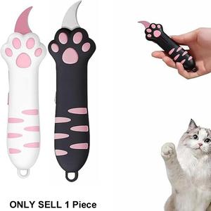 猫の肉球デザイン ミニレターオープナー ポータブル開封ツール 宅配・封筒開封用 おしゃれ雑貨