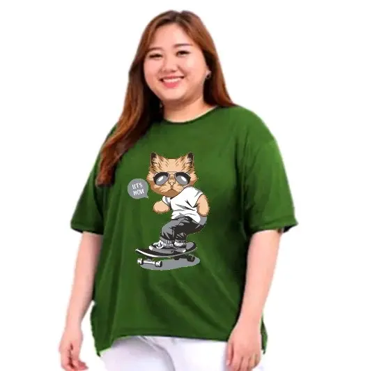 Kaos oversize Paket isi 3 baju Atasan Wanita Tshirt Cewek baju kaos import Hitam 3