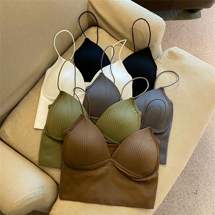 Amiera BR086 Bra Tanktop Wanita BH Atasan Wanita Korean Croptop Fit Spandex Singlet Nyaman 1