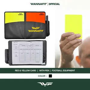 WANNAFIT 1 Set Kartu Wasit & Catatan | Aksesoris Olahraga Sepak Bola
