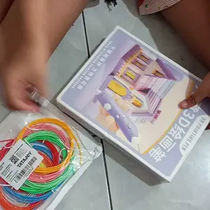 3D Pen 3D Printer Mainan Edukasi Anak Pena 3D Printing Hadiah Liburan Anak Pena Gambar 3D Kerajinan Tangan Melatih Pena 3D