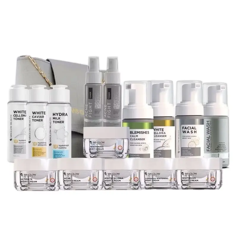 Produk Eceran MSGlow: Day Cream, Facial Wash, dan Night Cream untuk Perawatan Wajah - Muka, Berjerawat, Pencerah, Hitam