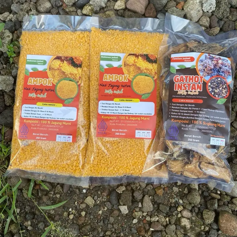 Paket makanan Legend isi 3 Macam @250gram (gatot,ampok,tiwul) 4