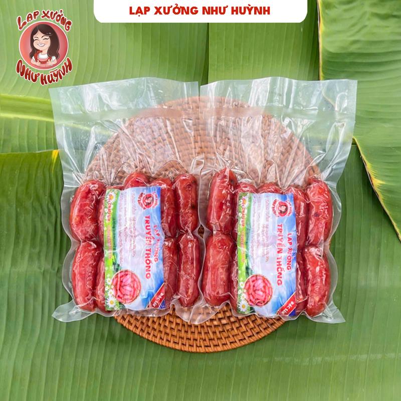 1KG LẠP XƯỞNG TƯƠI TRUYỀN THỐNG 80% Nạc Sấy Khô Dẻo + VỊ MẶN NGỌT + 1 Kg Tầm 15-24 chiếc + KHÔNG KÈM QUÀ