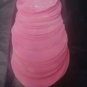 KULIT DIMSUM/GYOZA/DUMPLING WARNA ||PINK|| 50LEMBAR LEMBUT LENTUR TIPIS