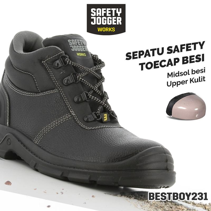 Safety Jogger Works Bestboy231 Bestboy Sepatu Septi Proyek Kerja Besi ...