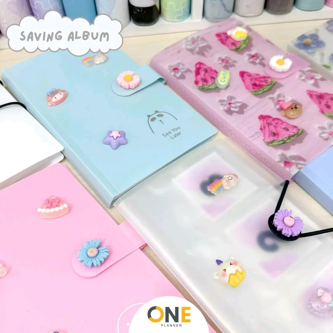 PAKET SAVING ALBUM, menabung dengan nomer urut  Stationery