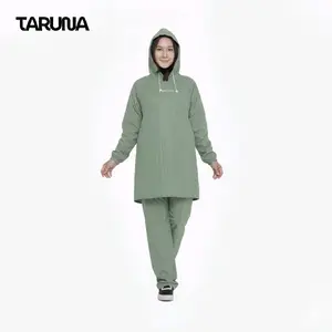 Jas Hujan / Raincoat Model Hoodie TARUNA Bahan PVC 100% Original