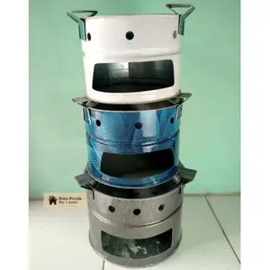 ANGLO / Anglo Bulat Bahan Tebal / Kompor Arang Briket Kayu / Tungku Ceret Angkringan / Anglo Bakaran / Anglo Angkringan