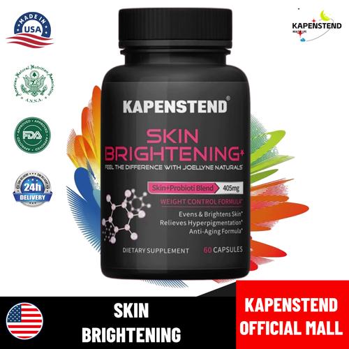 joellyne naturals glutathione Kapenstend Suplemen Glutathione Kelas Farmasi 405mg - Pemutih Pencerah  Anti-penuaan - 60 Kapsul - Made In Usa