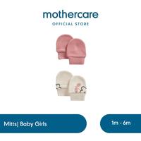 Gambar Mothercare Baby Mittens - 2 Pack - Sarung Tangan Bayi Perempuan (Krem) - Cream, 3-6 Months dari Mothercare Indonesia Kab. Bogor 1 Tokopedia
