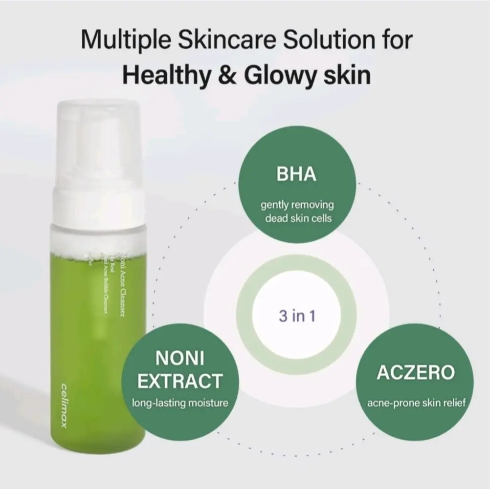 Celimax the real noni acne bubble cleanser