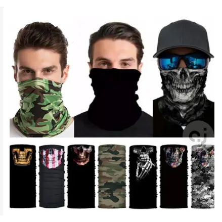 Masker Baff / Aksesoris Motor / Motif Polos dan Corak / Masker Baff Multifungsi 0