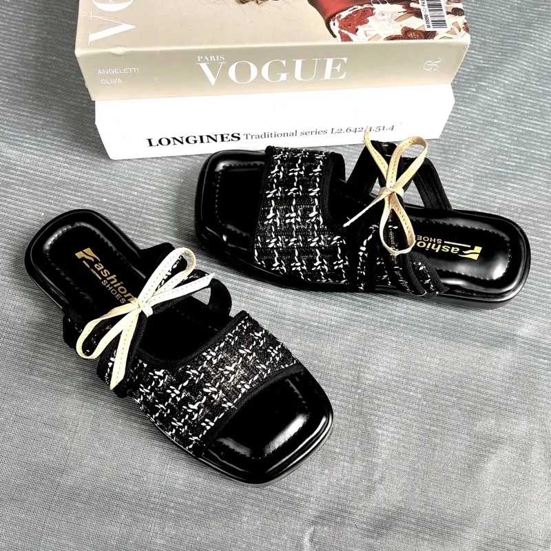 Sandal Platform Wanita Elegan Super Empuk Ringan Kekinian Terbaru Sendal Selop Perempuan