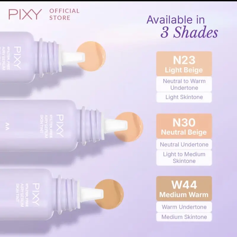 PIXY Filter Free Airy Serum Skin Tint 1