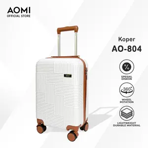 Koper Fiber Murah Anti Pecah 18 inch 22 inch Type AO-804 Rekomendasi Koper Kabin Pesawat Koper Study Tour Koper Travelling