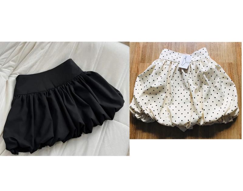 Chân Váy Bí Ngô Bigsize Nữ Kiểu Dáng Ngắn Có Quần Bảo Hộ Bên Trong L013