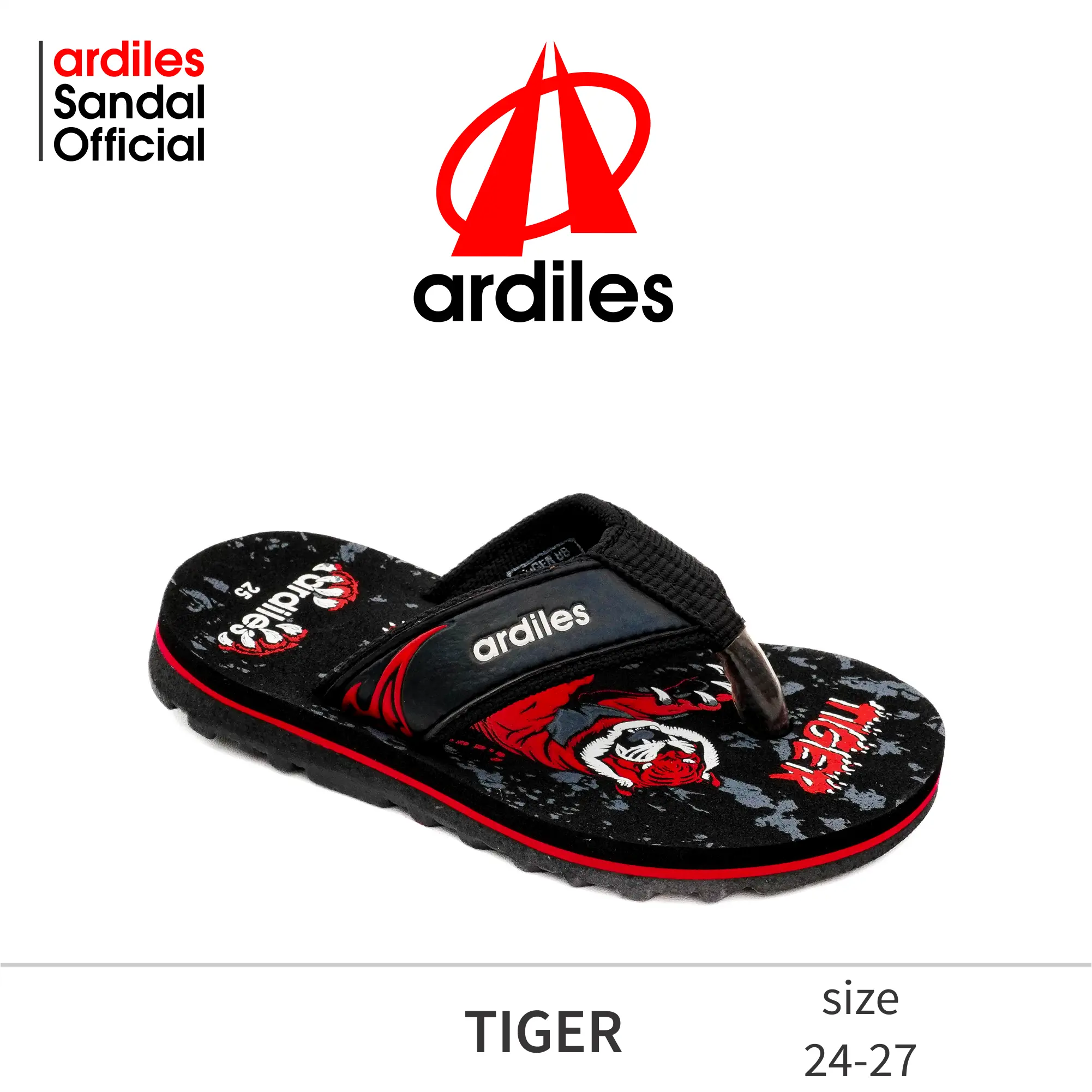 SALE ARDILES SANDAL JAPIT JEPIT SPON EVA PRIA LAKI ANAK BALITA TIGER