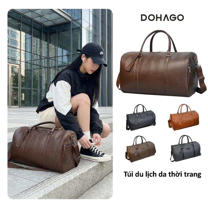 Túi Du Lịch Da DOHAGO Thiết Kế Sang Trọng, Bền Bỉ, Thời Trang - TDL05