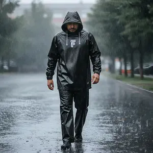 jas hujan hodie setelan, mantol hujan hodie setelan hodie &celana   premium original