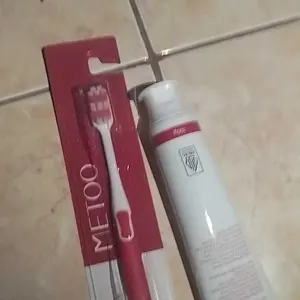 [DOKTIF  Exclusive] METOO Extra Clean Bundle-BPOM- Gigi Putih / Bebas Sensitif / Bebas Karang Gigi / Pasta Gigi Probiotik  / Gusi Sensitif / Membersihkan Noda Gigi MW-3 Pasta Gigi Advance whitening 100g + Sikat Gigi Extra Clean