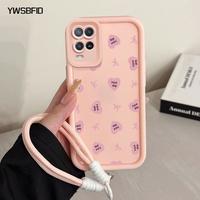 Gambar YWSBFID Casing Hp untuk OPPO A54 Case Pola Hati pink Kasing Anti Sidik Jari Kesing Cesing Silikon Gaya baru Lanyard Softcase Casing - Gaya1, OPPO A54 dari YWSBFID MALL Kab. Tangerang 1 Tokopedia