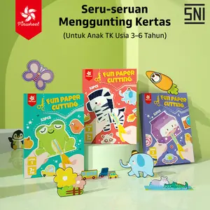 Pinwheel Fun Paper Cutting DIY Mainan Edukasi Gunting Kertas Anak TK Usia 3 Hingga 6 Tahun Latihan Keterampilan Motorik