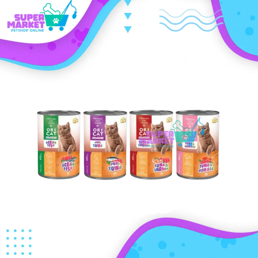 ORI CAT Kaleng All Life Stage 400gr - Makanan Basah Kucing Dewasa & Anak Kucing