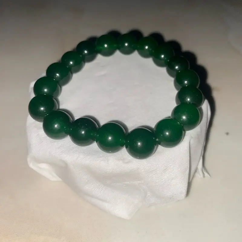 Top New Gelang Batu Green Giok Aura Kerezekian Magnet money manik khitan ring kalung silc oval 2