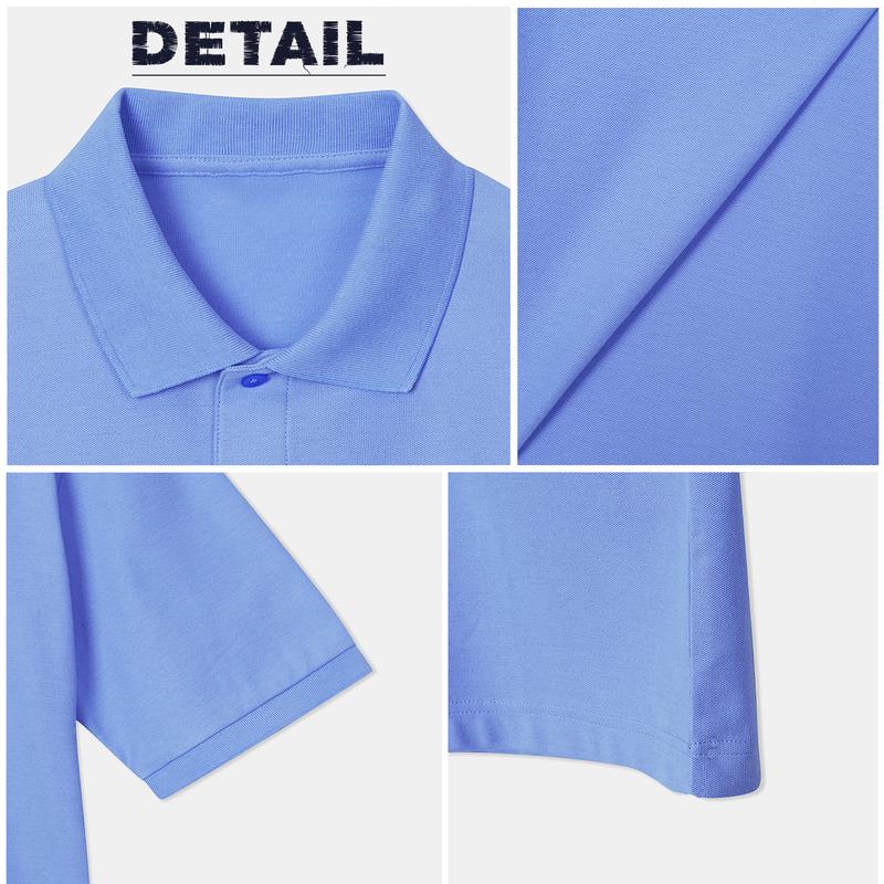 PAKET 3 Pcs - Kaos Polo Shirt Polos Lengan Pendek | Baju Kerah Seragam Atasan Olahraga Dewasa Lengan Manset Reguler fit Unisex daily warna hitam 3 pcs Pria Wanita Casual 3