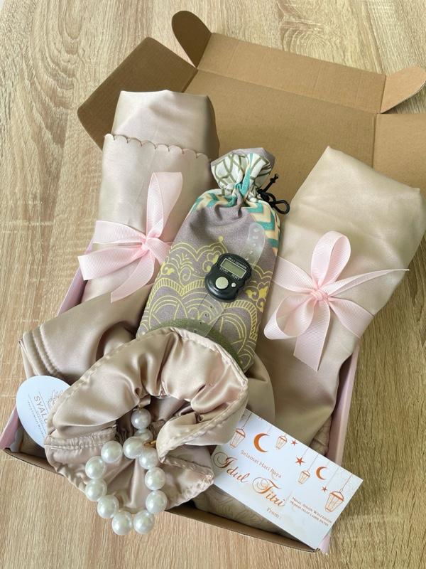 Product Introduction of SYALUNA - Hampers Mukena Dewasa Kado Mukenah Mewah 2 in 1 Gift Box 6