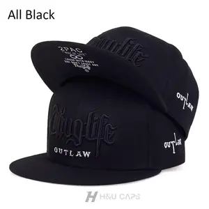 New arrival Topi Snapback Hip Hop Logo Bordir Topi Snapback Distro Pria Dewasa kekinian